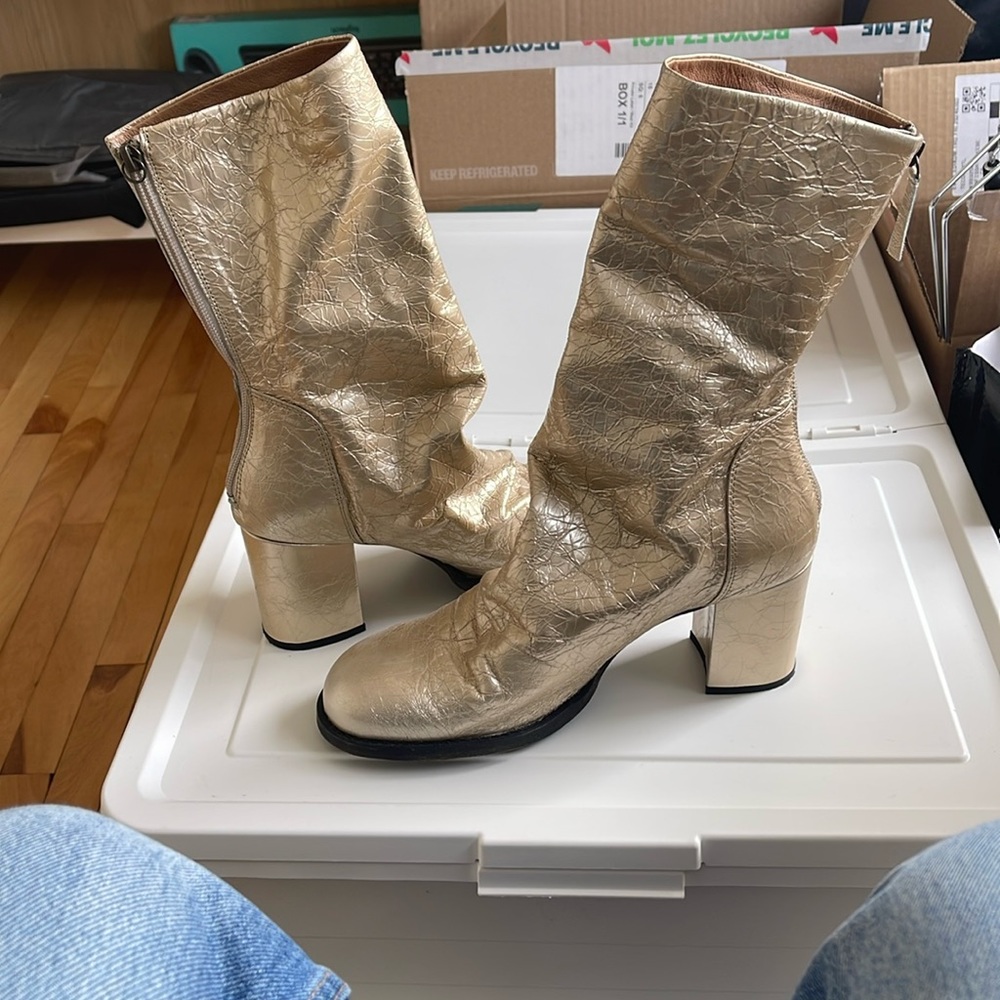 FREE PEOPLE LEATHER BOOTS